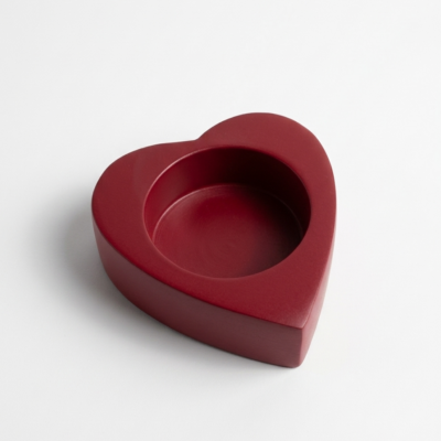 Heart-shaped tea light holder