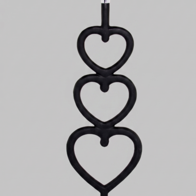 Midnight Romance Mate Black Candle Holder