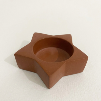 Stella Matte Geometric Star Tealight Holder