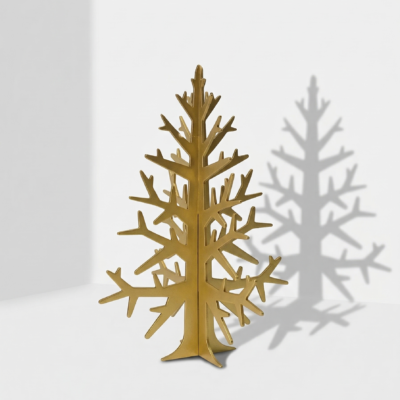 Modular Brass Tabletop Christmas Tree