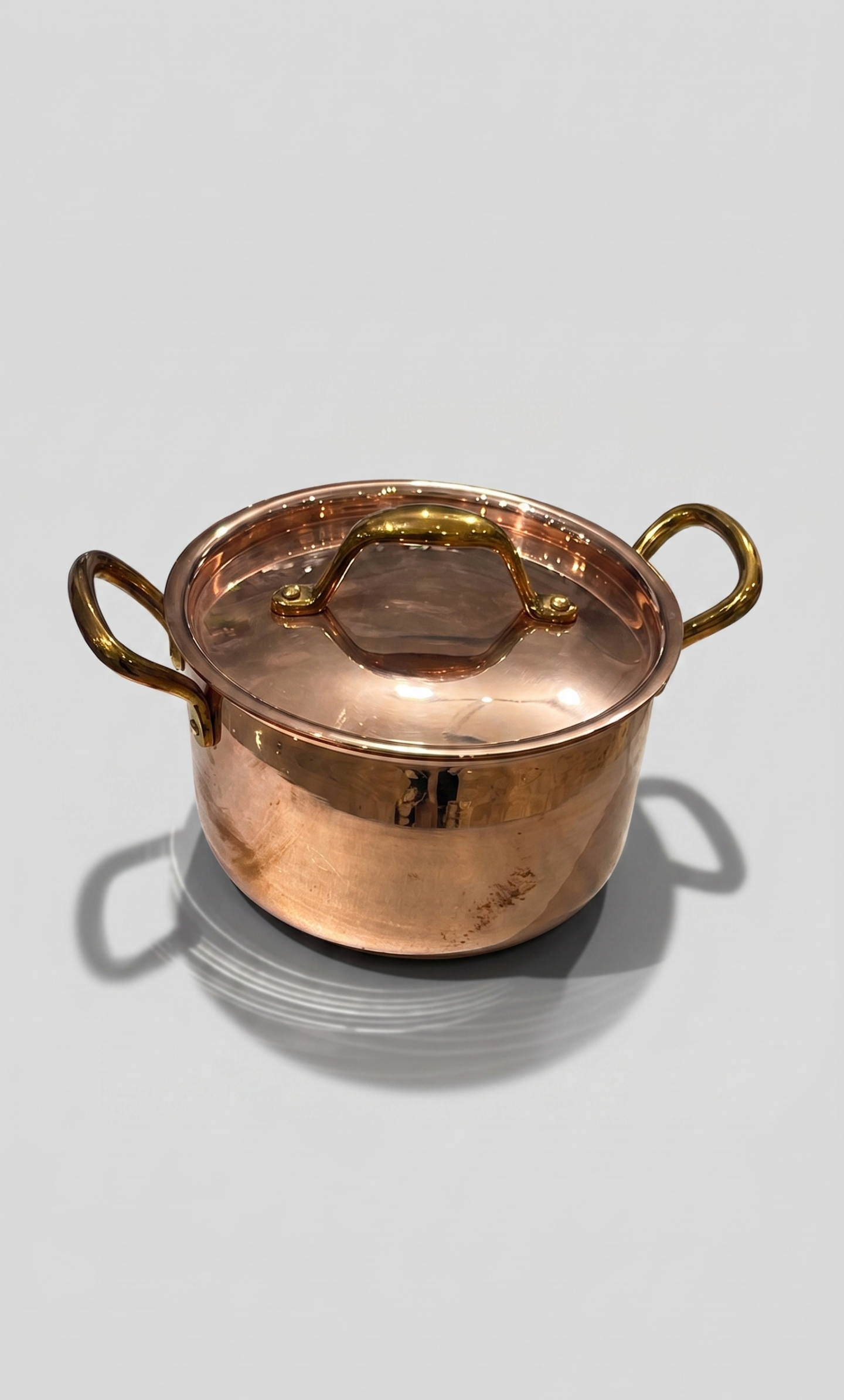 handcrafted copper Dutch oven