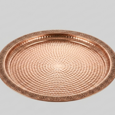 The Artisan’s Hammered Copper Platter