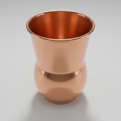 Aura Sculptural Copper Cup