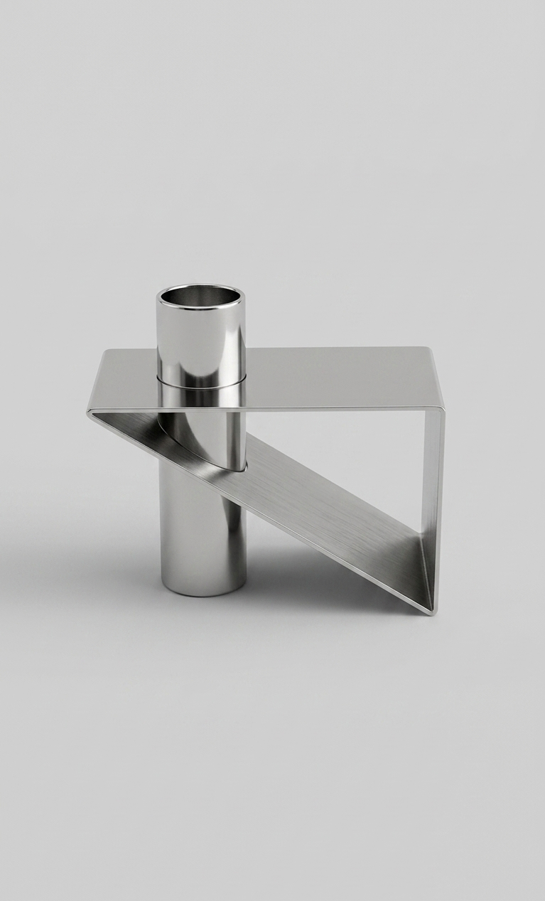 Apex Geometric Taper Candle Holder