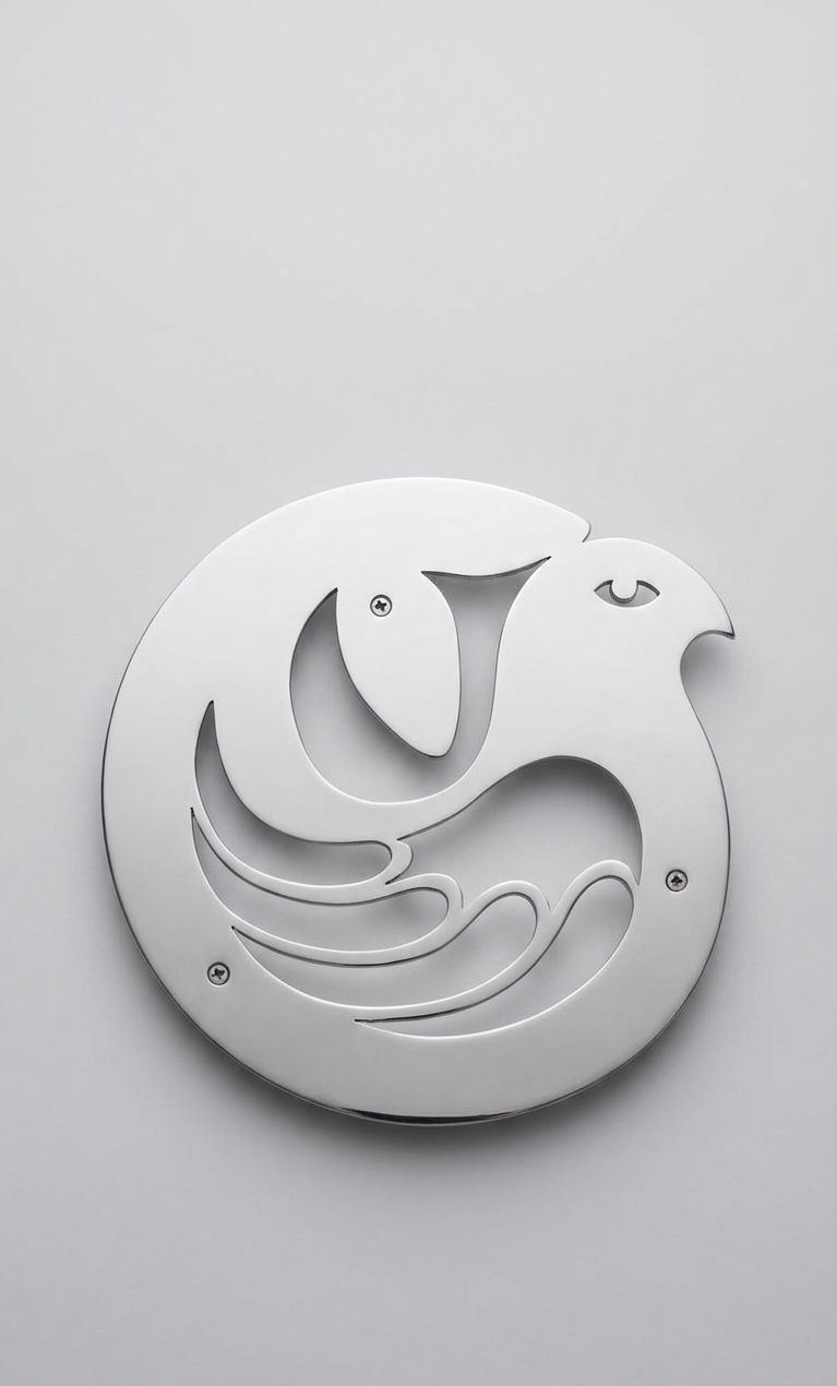 Ornis Polished Metal Trivet