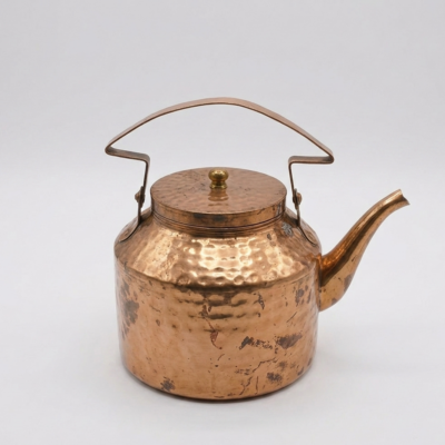 The Heritage Hammered Copper Teapot