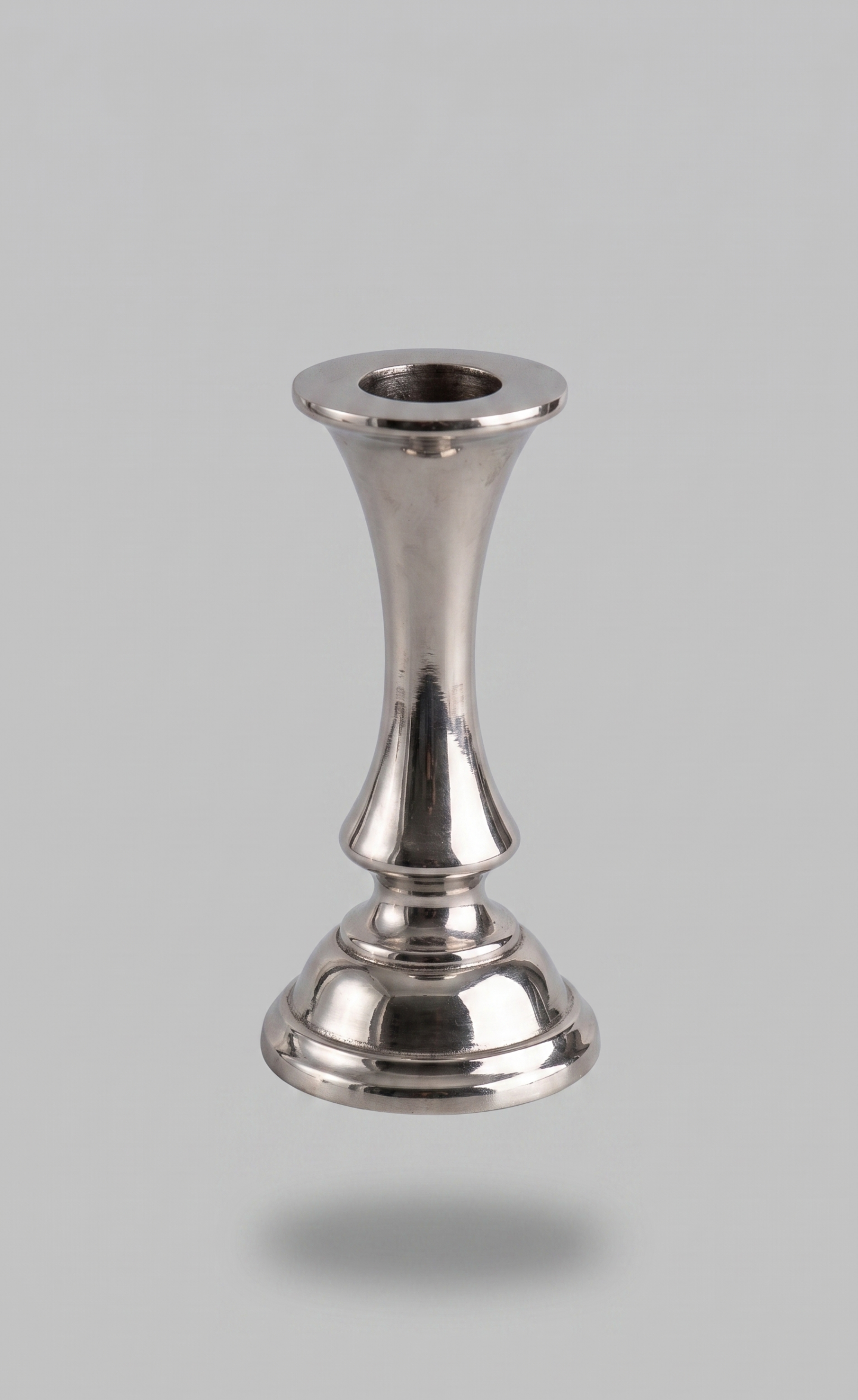 Modern Hourglass Taper Candle Holder.