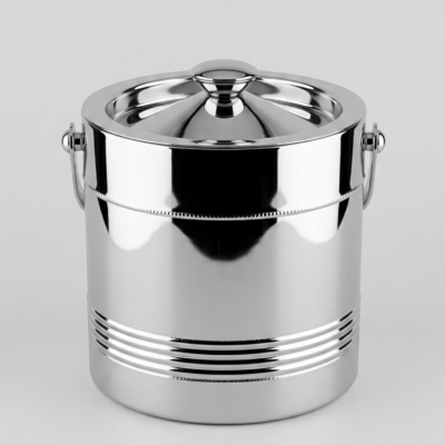 The Sterling Beaded Ice Bucket