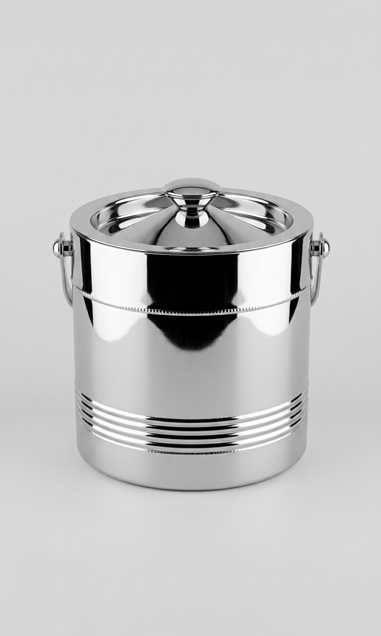 The Sterling Beaded Ice Bucket
