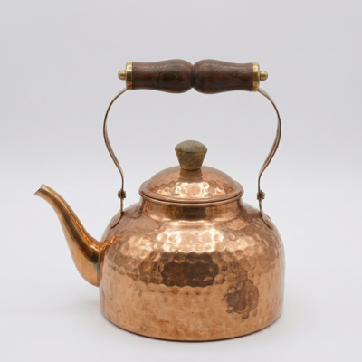 The Hearthside Hammered Copper Teapot