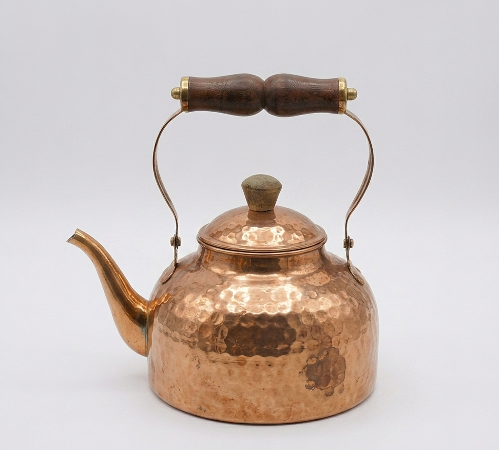 The Hearthside Hammered Copper Teapot