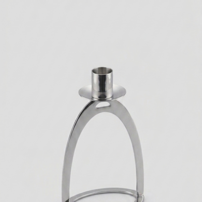 Parabola Metal Arch Candle Holder