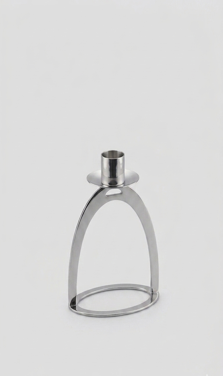Parabola Metal Arch Candle Holder