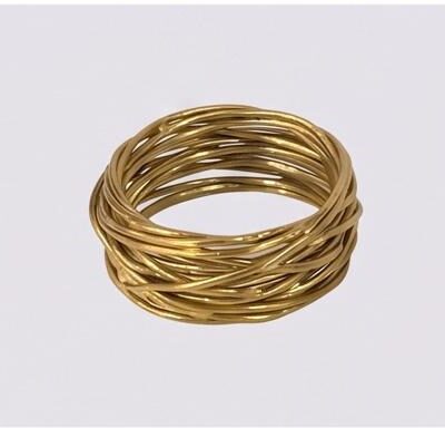 Handcrafted Wire Nest Napkin Ring.