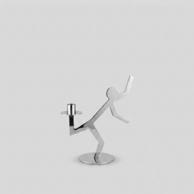 Minimalist Abstract Human Figure Candle Stand