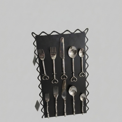 Dual-Theme Handcrafted Cutlery Set (10-Piece)