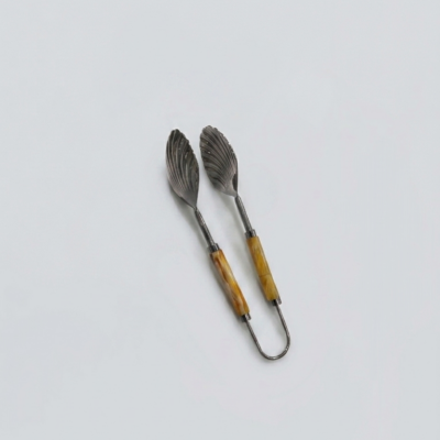 Aura Artisanal Shell-Grip Bar Tongs