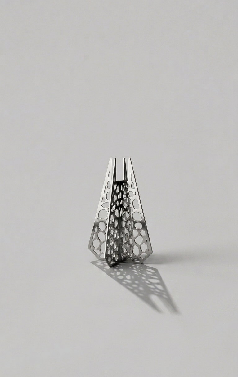 Aura Perforated Candle Holder